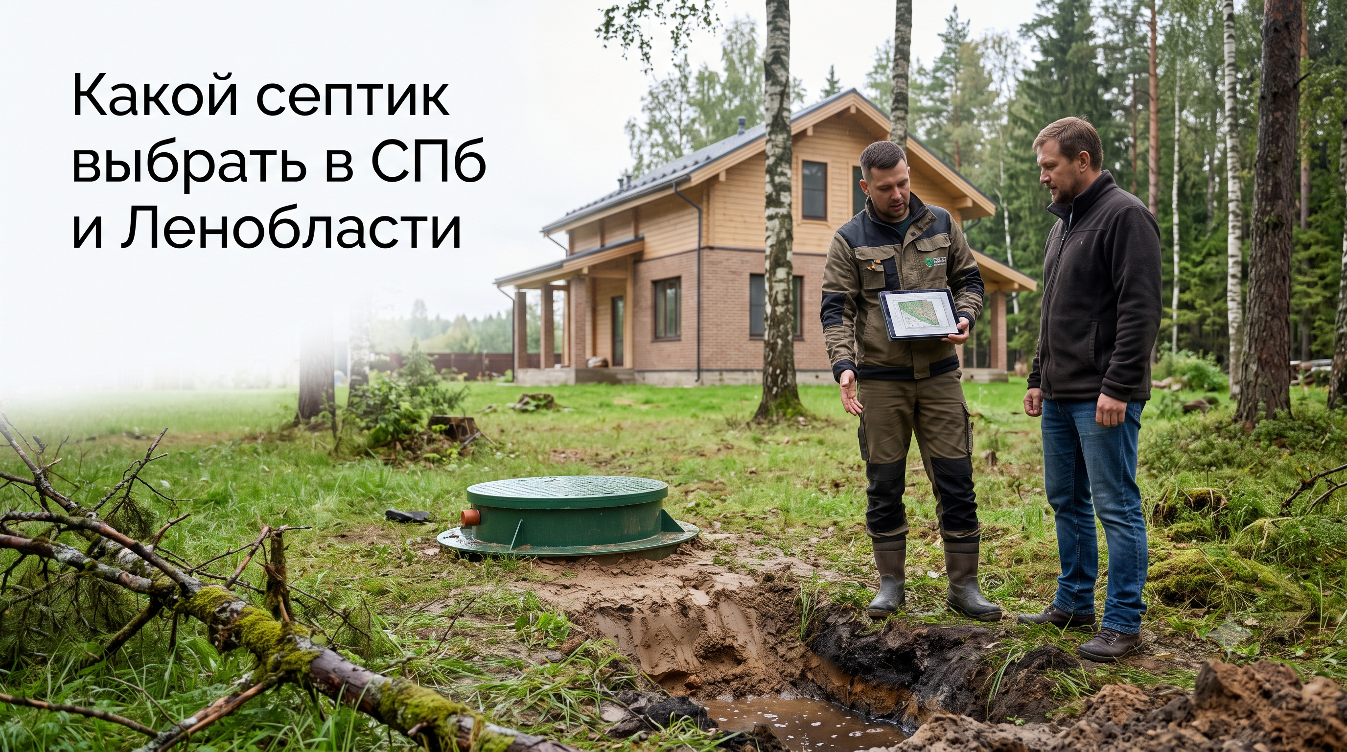 Какой септик выбрать для постоянного проживания в частном доме в Санкт-Петербурге и Ленобласти