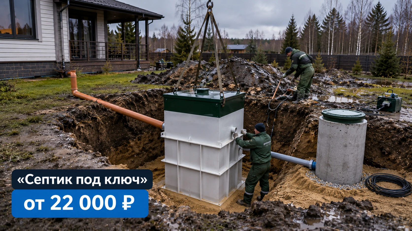 Сколько стоит септик под ключ в СПб и Ленобласти в 2026 году