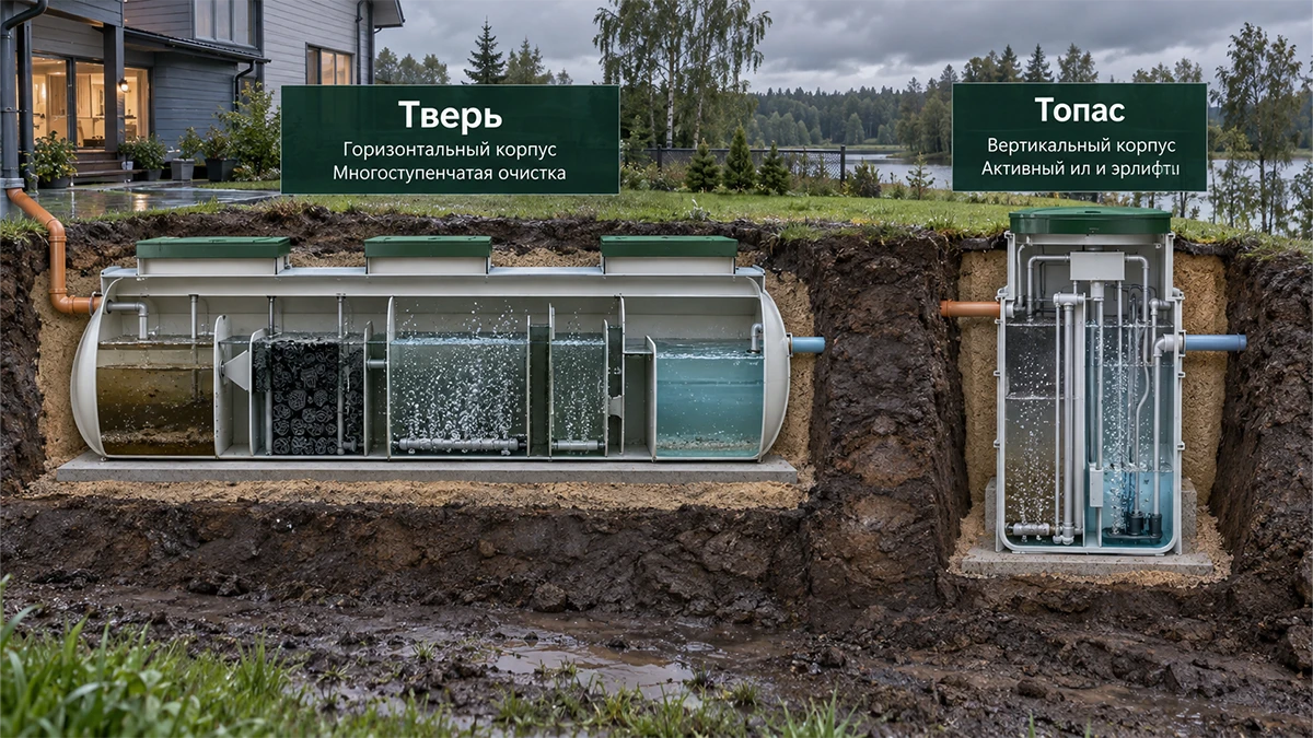 Септик Тверь или Топас: что лучше для СПб и Ленобласти